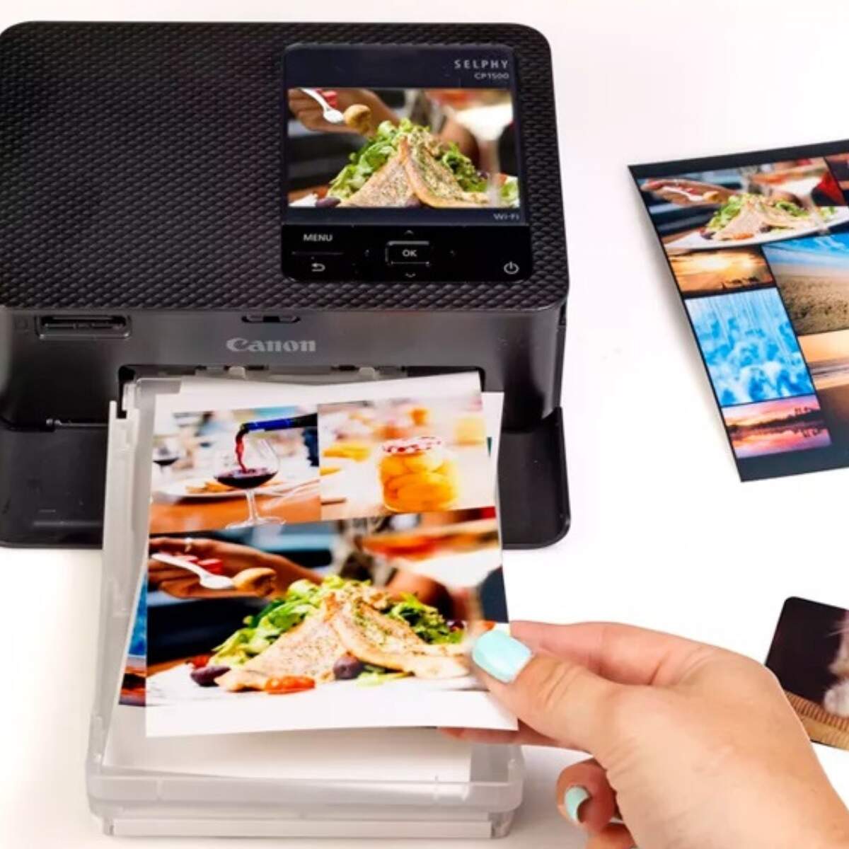 Impressora Fotográfica Compacta Sem Fio Wifi Canon Selphy Cp1500 Preta