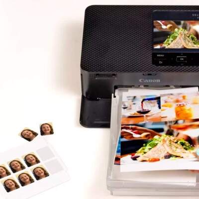 Impressora Fotogrfica Compacta Sem Fio Wifi Canon Selphy Cp1500 Preta
