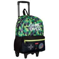 Mochila De Rodinha Escolar Infantil Grande Game Over Sestini