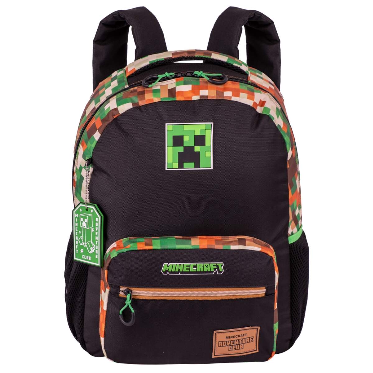 Mochila Escolar Infantil Grande Minecraft Outdoors Oficial Sestini
