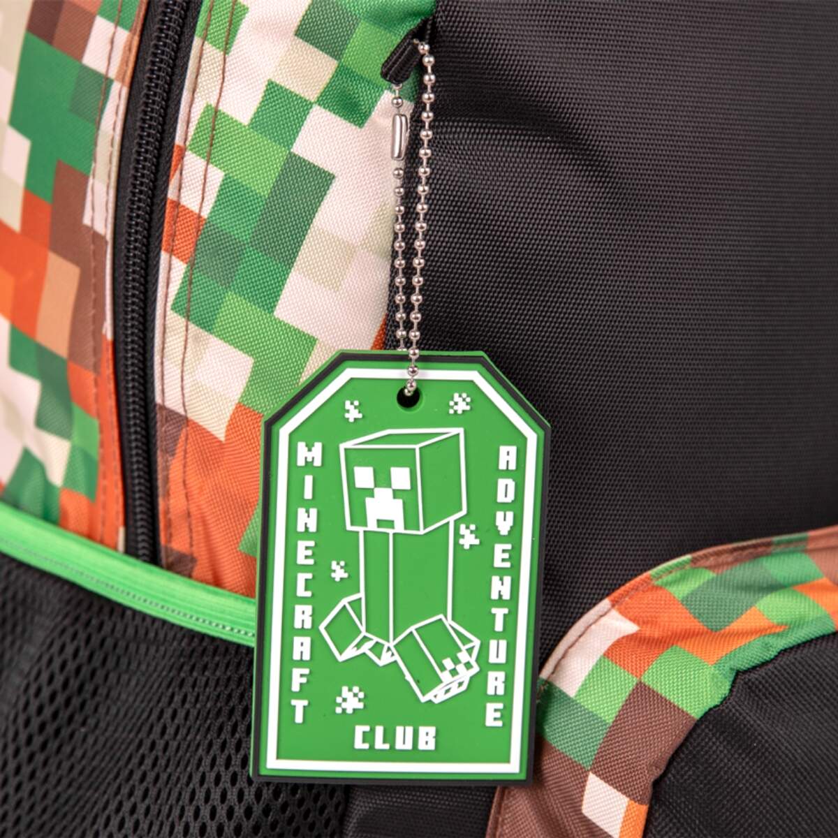 Mochila Escolar Infantil Grande Minecraft Outdoors Oficial Sestini