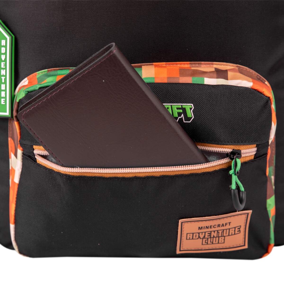 Mochila Escolar Infantil Grande Minecraft Outdoors Oficial Sestini