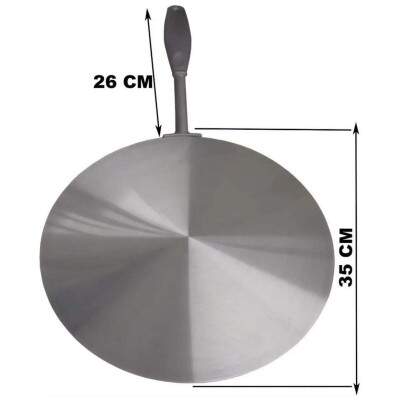 P Para Pizza Alumnio 35cm Cabo Longo Reforado de 27cm