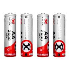 Pilha Recarreg�vel Blister com 4 Pilhas AA 2600mAh - MOX