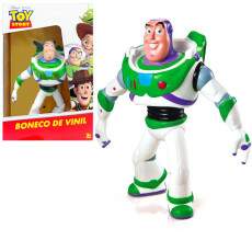 Boneco Vinil Buzz Toy Story Lider Brinquedos