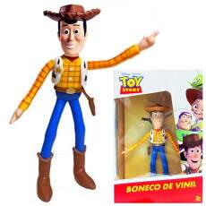 Boneco Vinil Woody Toy Story Lider Brinquedos