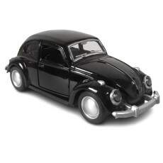 Fusca De Ferro Miniatura Fusca De Fric��o Metal Preto