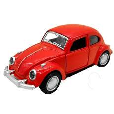 Fusca De Metal Cl�ssico Miniatura Fric��o Abre As Portas Vermelho