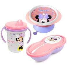 Kit Refei��o do Beb� Tigela Pratinho Bowl e Copo de Treinamento da Minnie