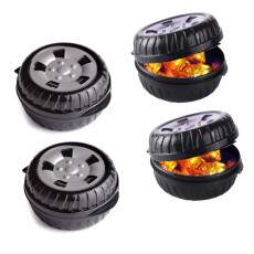 Kit 5 Porta Mix Roda de Carro Pote de Doces Lembran�as Decora��o para Festa Infantil 