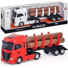 Caminh�o Brinquedo Infantil Carga de Madeira Grande Iveco