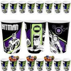 Copo para Festa Infantil de 320ml do Batman - 50 unidades