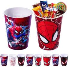 kit 20 Copo Homem Aranha Lembran�as Doces Decora��o de Festa Infantil 320ml Plas�til