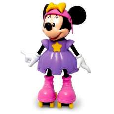 Boneca da Minnie Patinadora Articulada com Falas em Portugu�s 26cm Elka