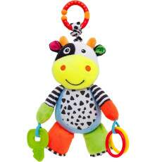 Vaquinha de Atividades Treme Treme Com Chocalho e Mordedor - Buba