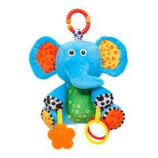 Elefantinho de Atividades Treme Treme Com Chocalho e Mordedor - Buba