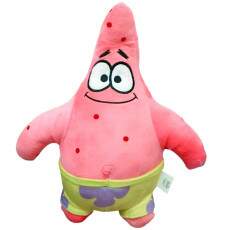 Boneco do Patrick de Pel�cia de Brinquedo Infantil 24cm Multikids
