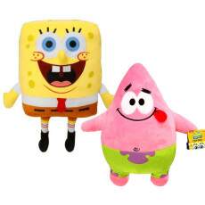 Kit de Pel�cia do Bob Esponja Cal�a Quadrada e Patrick 24cm Multikids