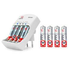 Kit 8 Pilhas AAA Palito Recarreg�veis + Carregador Bivolt