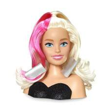 Boneca Busto da Barbie Cabelo Fashion 24 Acess�rios Mattel