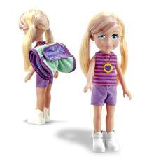 Boneca Polly Pocket Camping 38cm com 5 Acess�rios Mattel
