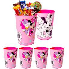 Kit c/ 4 Copos da Minnie 320ml para Festa Infantil Doces Decora��o Lembran�a