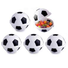 Kit com 5 Potes de Lembran�as Doces para Festa Anivers�rio Bola de Futebol