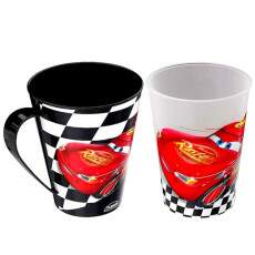 Kit do Carros Caneca 360ml + Copo 320ml Rel�mpago Mcqueen