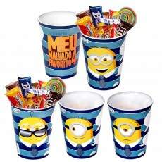 Kit 5 Copos Lembrancinha Decora��o de Festa do Minions