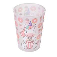 Copo Estampa Unic�rnio 320ml Suco e Refrigerante Plas�til ? 1 un