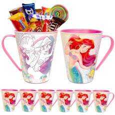 Kit 10 Caneca para Doces Lembran�as de Festa Ariel Pequena Sereia