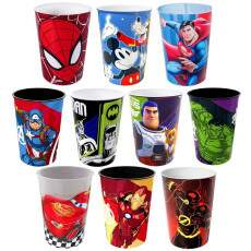 Kit 10 Copos para Meninos Estampados para Ovos de P�scoa 320ml