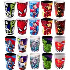 Kit 20 Copos para Ovo de P�scoa Personagens Masculinos