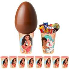 Kit 5 Copos para base de Ovos de P�scoa Caseiro da Moana