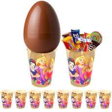 Kit 5 Copos para Ovos de P�scoa das Princesas Disney