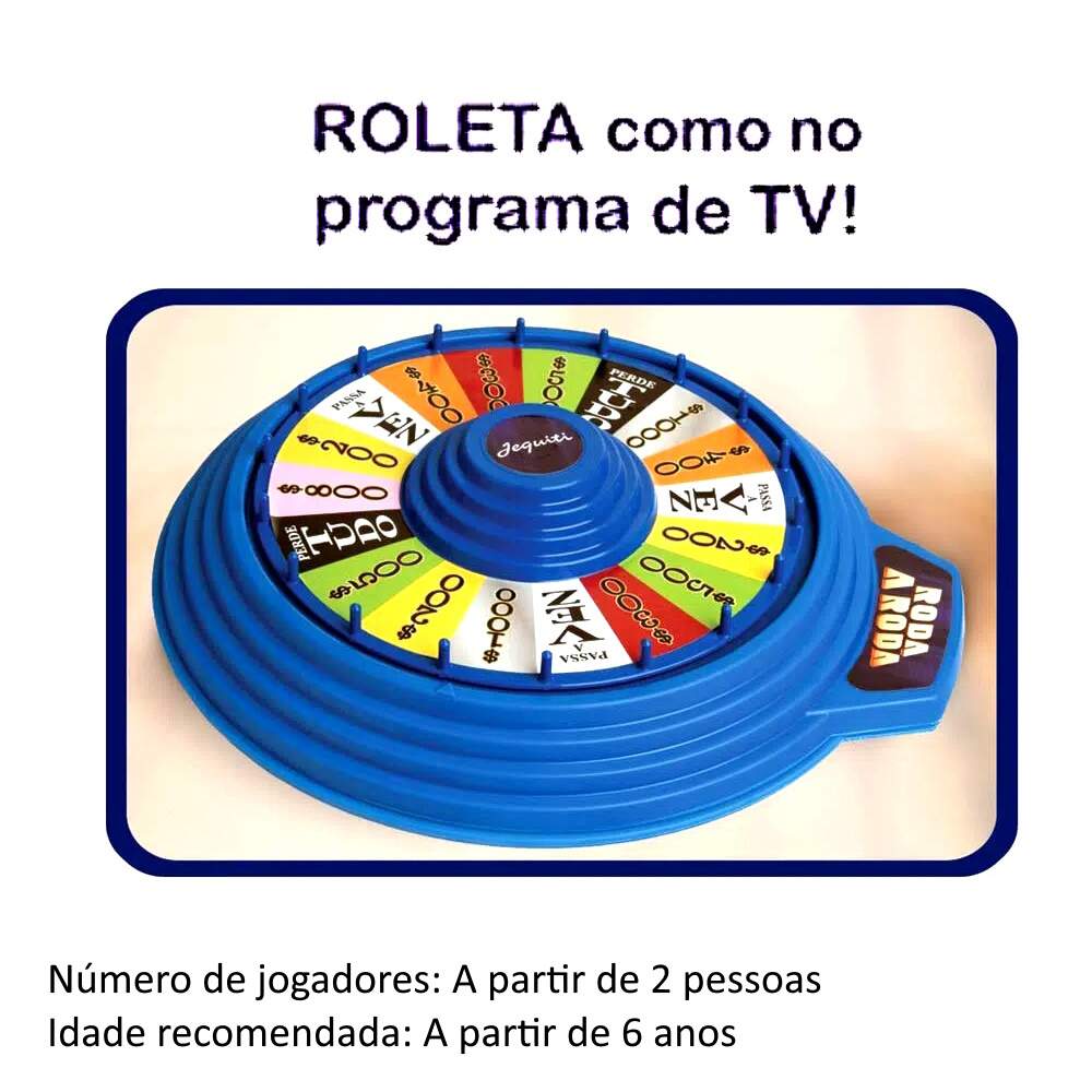 Jogo Infantil Roda Roda Jequiti Silvio Santos Original Elka