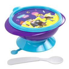 Kit Papinha Mundo Bita Tigela com Ventosa Aprendizagem BLW