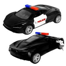 Carrinhos de Metal Ferro Pol�cia Ferrari Fric��o 1:32 ? 1 unidade