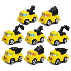 Kit Caminh�es de Constru��o Infantil com 8 Carrinhos