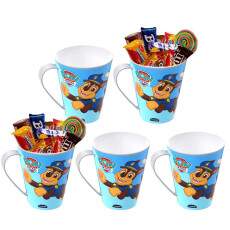 5 Copos Patrulha Canina p/ Doces Decora��o Festa Infantil