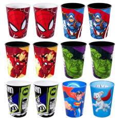 Kit 12 Copos Super-Her�is 320ml Festa Infantil Decora��o