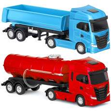 Kit 2 Caminh�o de Agua com Mangueira e Terra Basculante