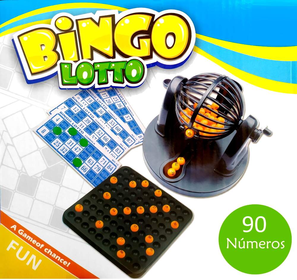 Jogo Para Família Bingo Com Cartelas E Globo Completo