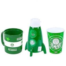 Kit Palmeiras Infantil Garrafa Foguete Copo Caneca Oficial