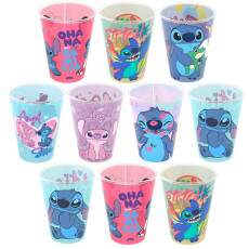 Kit 10 Copos do Stitch Infantil 320ml para Base de Ovo de P�scoa Caseiro