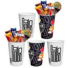 5 Copos Galo Atl�tico MG 320ml Lembrancinha Festa Original