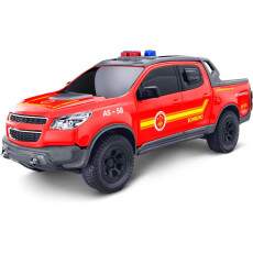 Caminhonete Pick-up S10 Carrinho dos Bombeiros Vermelha Roma