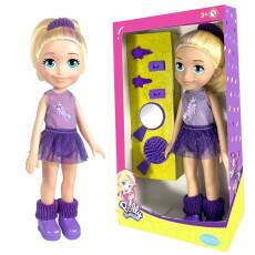 Boneca Polly Pocket Ginasta 38cm +Acess�rios Original Mattel
