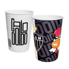Kit 2 Copos Atl�tico Mineiro Galo Oficial Estampado 320ml