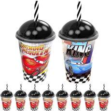 Kit 50 Copos Shake para Festa de Anivers�rio Carros Mcqueen